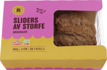 Miniburger Sliders Av Storfe