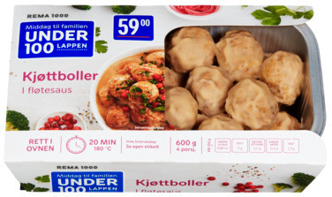 Kjøttboller i Fløtesaus 600g