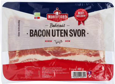 Bacon Skivet u/Svor 400g