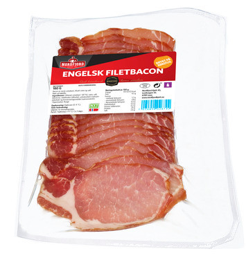 Engelsk Filetbacon 180g
