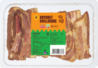 Krydret Grillribbe 800g 