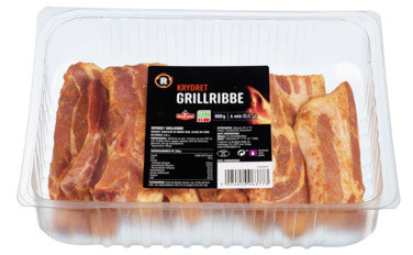 Krydret Grillribbe 800g 