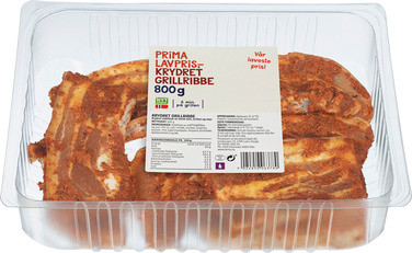 Prima Krydret Grillribbe 800g