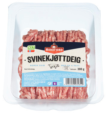 Svinekjøttdeig 20% 300g