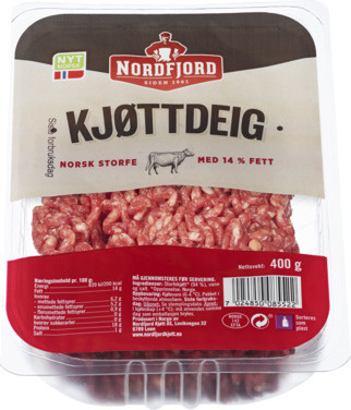 Kjøttdeig 14% 400g