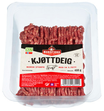 Kjøttdeig 14% 400g