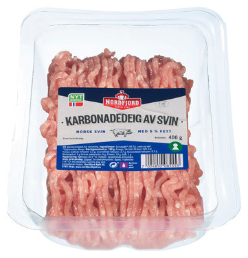 Karbonadedeig av Svin 6% 400g