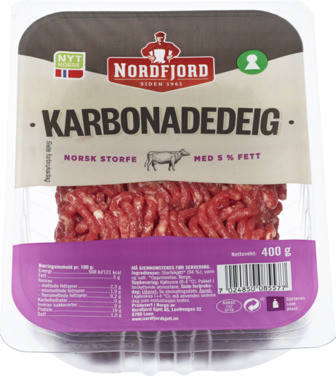 Karbonadedeig 5% 400g
