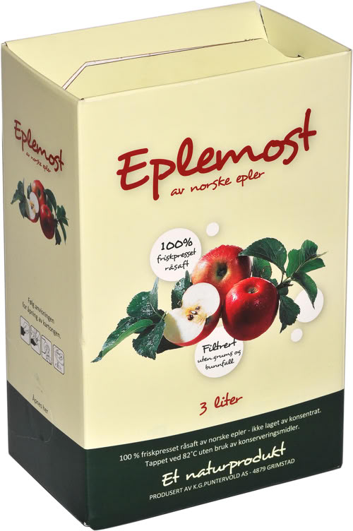 Eplemost 3l Bib Puntervold