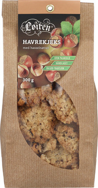 Havrekjeks Med Hasselnøtter Løiten