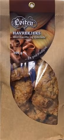 Havrekjeks med Mandel & Sjokolade 300 g