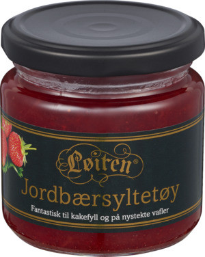 Jordbærsyltetøy 200g Løiten