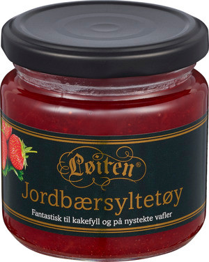 Jordbærsyltetøy 200g Løiten