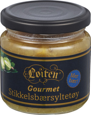 Stikkelsbær Gourmet 200g Løiten