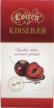 Fruktsjokolade - Kirsebær 150g Løiten