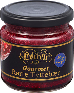 Rørte Tyttebær 54% Bær Løiten