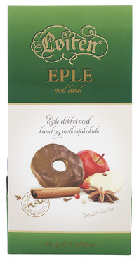 Fruktsjokolade Eple/kanel 120g Løiten