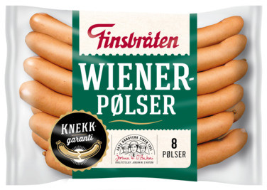 Finsbråten Wienerpølse 8stk, 560g