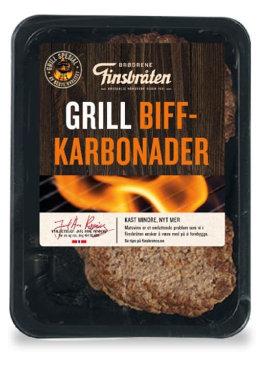 Biffkarbonader Pannestekt 360g Finsbråten