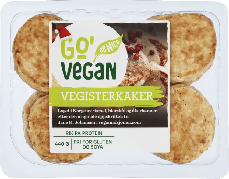 Vegisterkaker 440g Go'Vegan