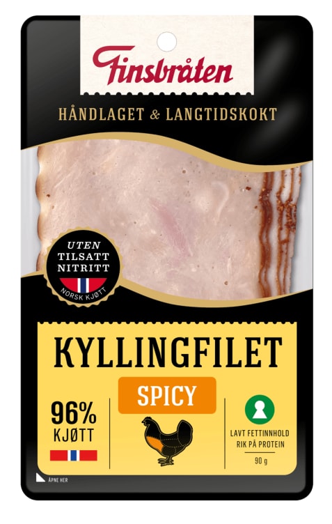Kyllingfilet Spicy 90g Finsbråten