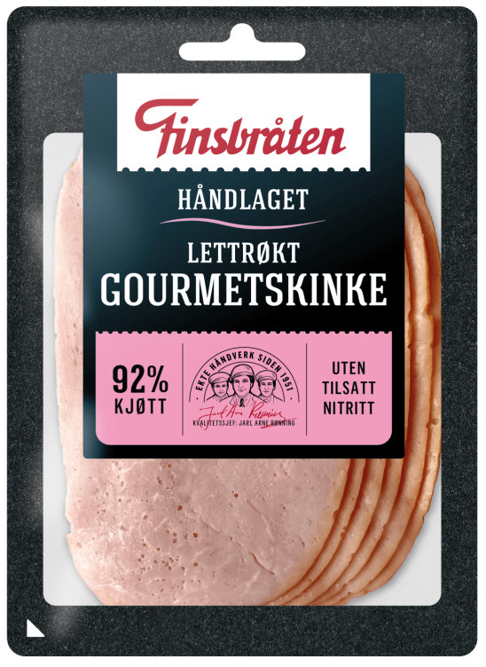 Gourmetskinke Lettrøkt 90g Finsbråten