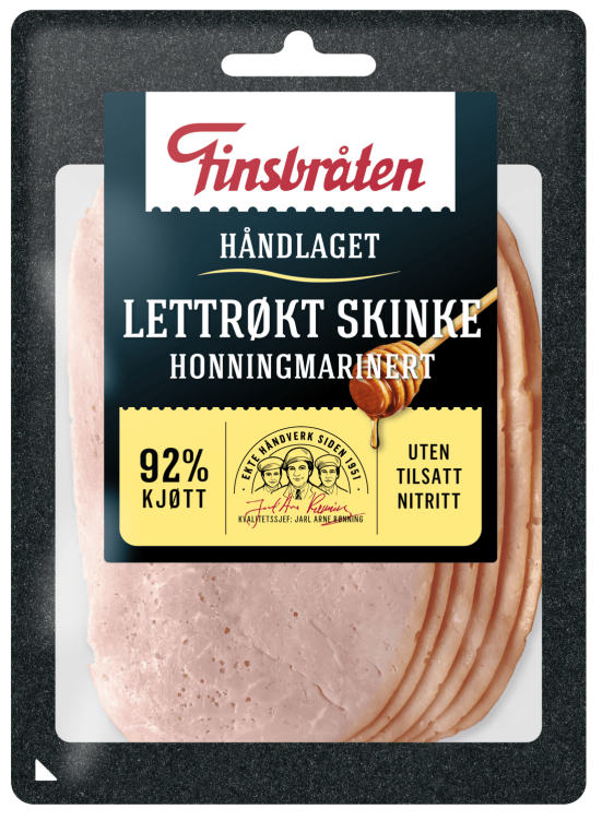 Skinke Lettrøkt Honningmarinert 90g Finsbråten