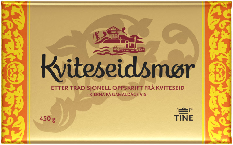 Kviteseidsmør 450g Tine