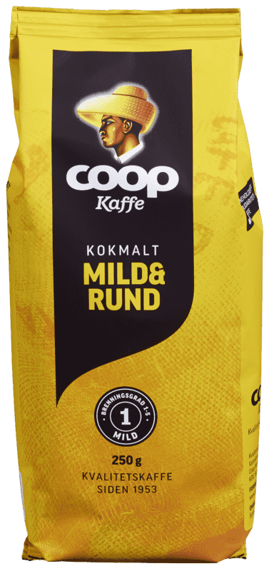 Coop Kokmalt Kaffe Gul 250g
