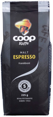Coop Espresso Malt 225g Coop