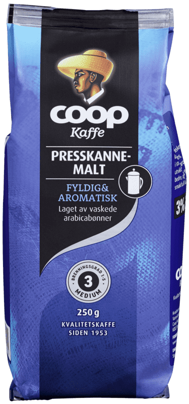 Coop Presskannekaffe Blå 250g