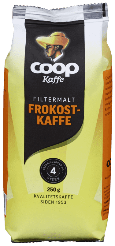 Coop Frokostkaffe Filtermalt 250g