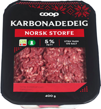 Karbonadedeig 400g Coop