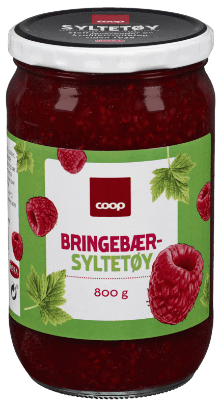 Coop Bringebærsyltetøy 800g
