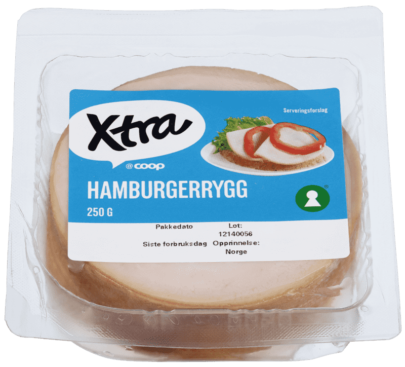 X-tra Hamburgerrygg 250g