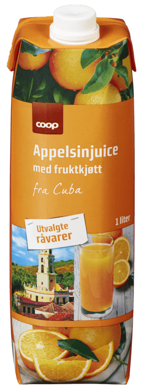 Coop Cuba Appelsinjuice 1l