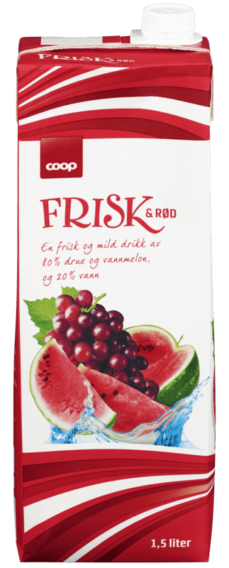 Coop Frisk og Rød 1,5l