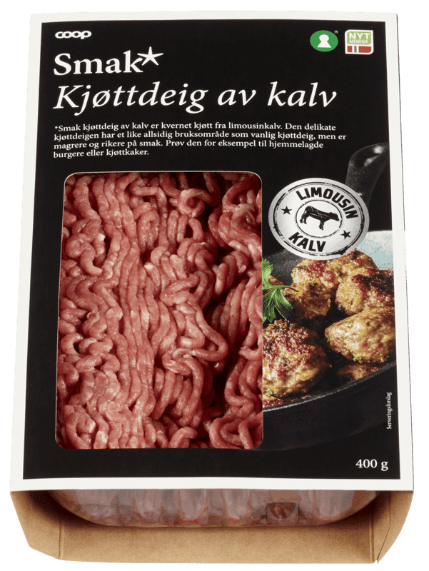 Coop Smak Kjøttdeig av Kalv 9% 400g