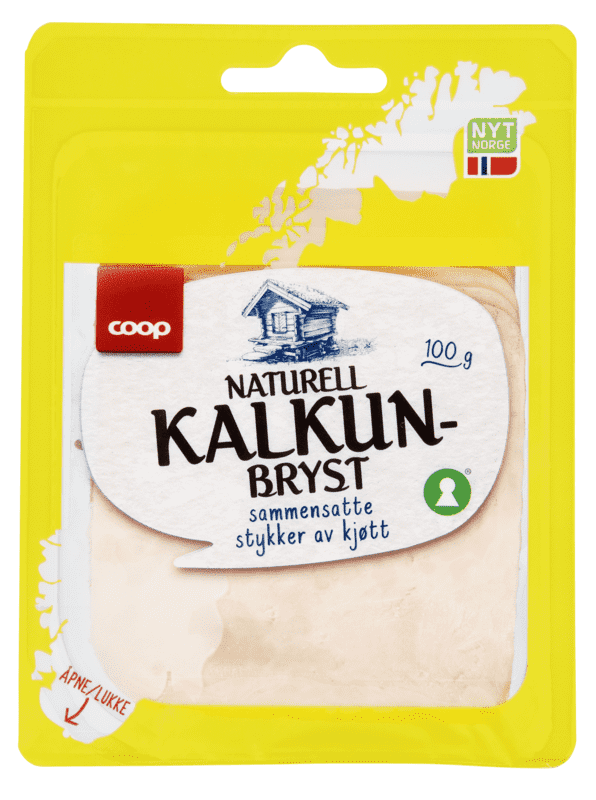Coop Naturell Kalkunryst 100g