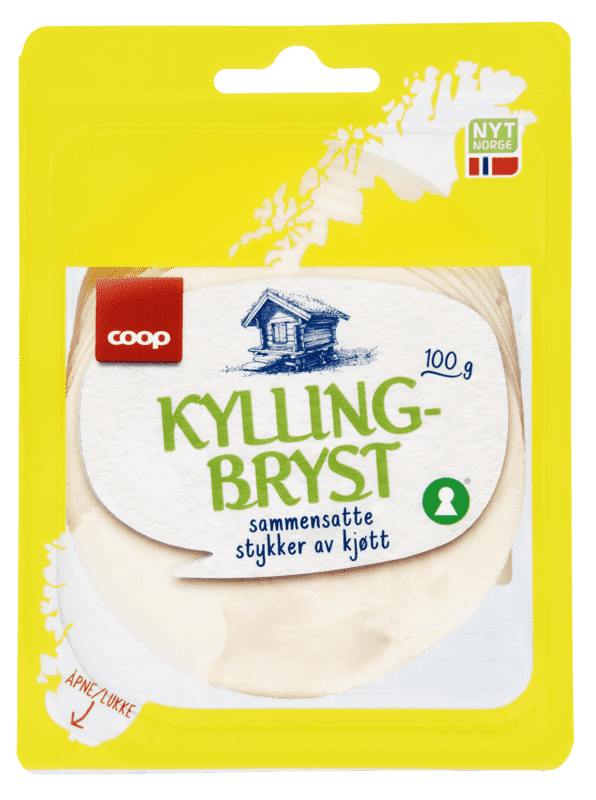 Coop Naturell Kyllingbryst 100g