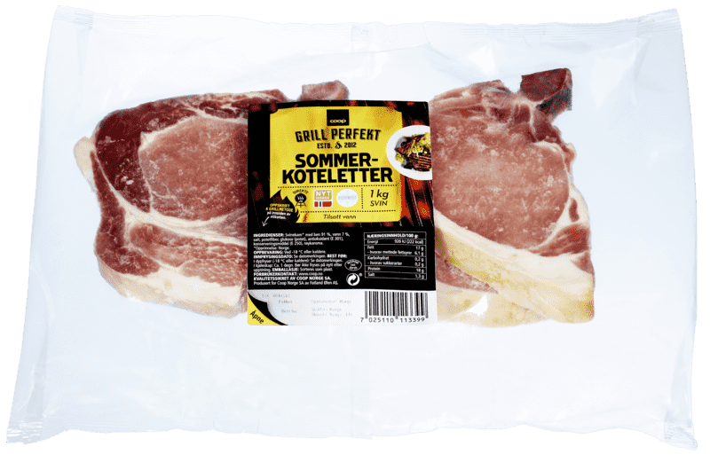 Coop Grill Perfekt Sommerkoteletter 1kg