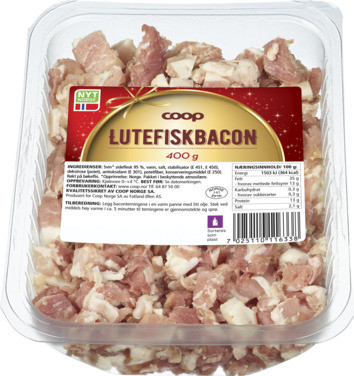 Coop Lutefiskbacon 400g