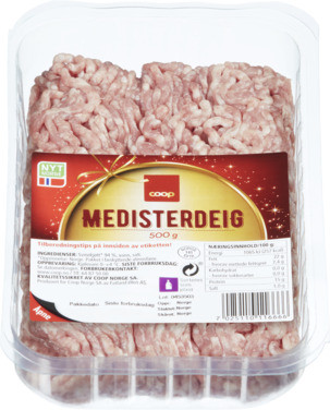 Coop Medisterdeig 500g