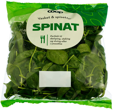 Coop Spinat Vasket 200g