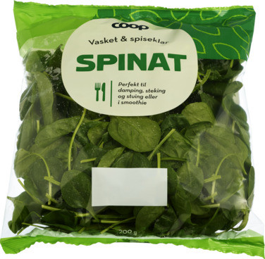 Coop Spinat Vasket 200g