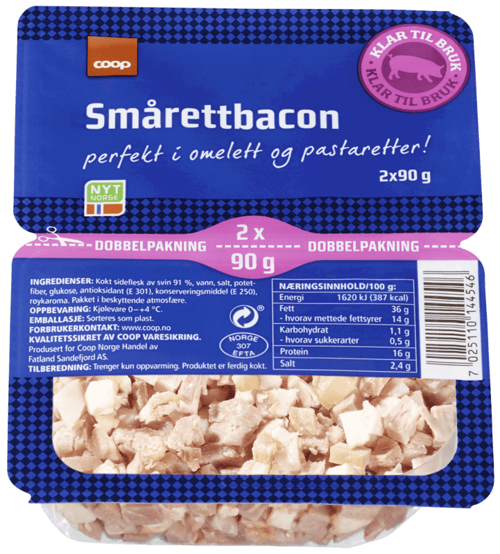 Coop Smårettbacon 180g