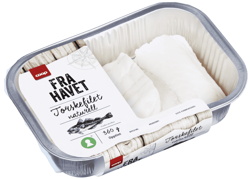 Coop Fra Havet Torskefilet Naturell 360g