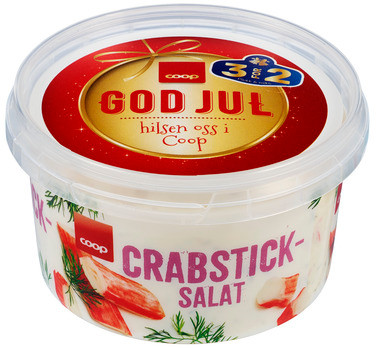 Crabsticksalat 180g Coop