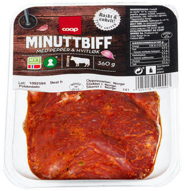 Coop Stf Minuttbiff Pep.&Hv 360g