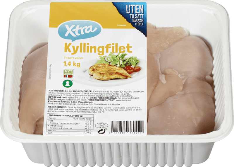 X-tra Kyllingfilet 1,4kg